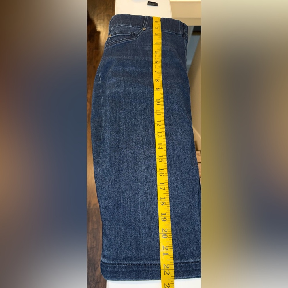 Liverpool Denim Pencil Skirt - Picture 8 of 9